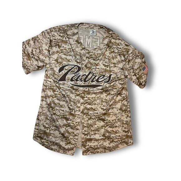 MLB San Diego Padres Matt Kemp #27 Camo Jersey XL Made In China - Picture 2 of 4